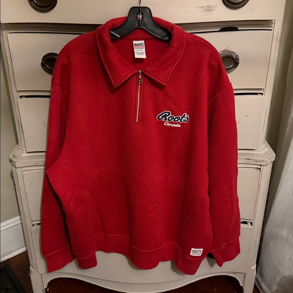 Roots Vintage 1/4 Zip Sweatshirt XXL